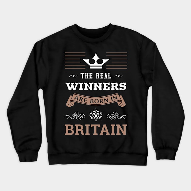 Winners in Britain Crewneck Sweatshirt by PallKris